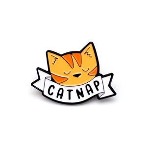 Cat Nap - Cute Cat Soft Enamel Pin