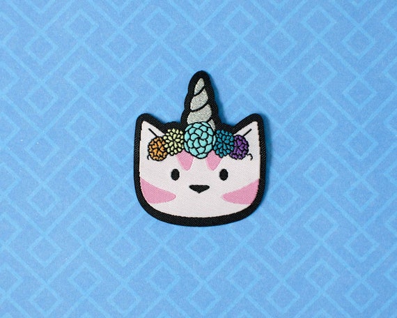 Unicorn Cat - Patch / Iron On Patch