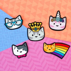 Unicorn Cat - Patch / Iron On Patch image 2