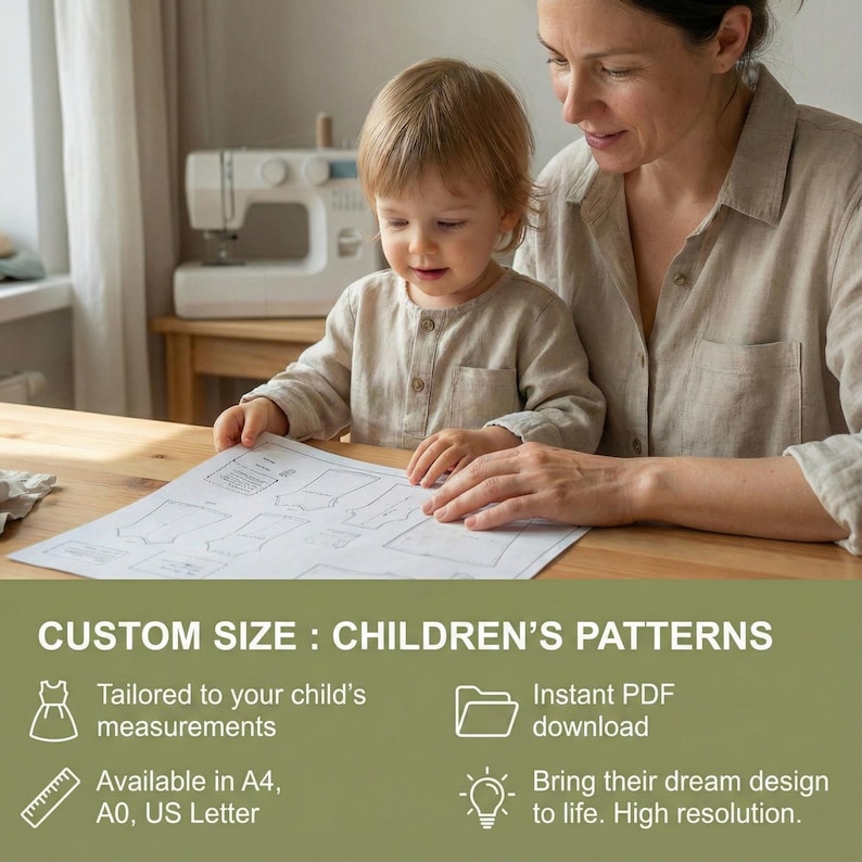 puffin kid's apron pdf sewing pattern (4 sizes) - etsy... PDF Boys Apron Sewing Pattern – Child Crossback Apron With Pocket ...