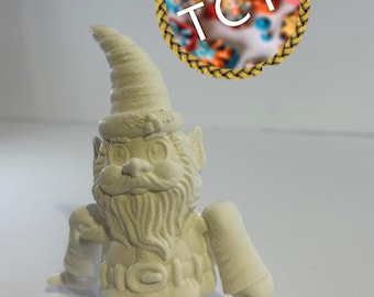 Gnomo articulado impreso en 3D - Flexi Factory Design