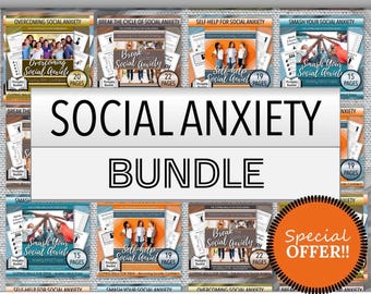Social Anxiety Reset Bundle | Complete Anxiety Relief System for Social Situations | 5 printable worksheets