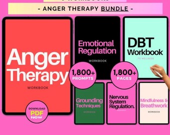 Anger Reset Bundle | Complete Emotional Regulation System | Before, During & After Anger Worksheets (5-PDF Set)