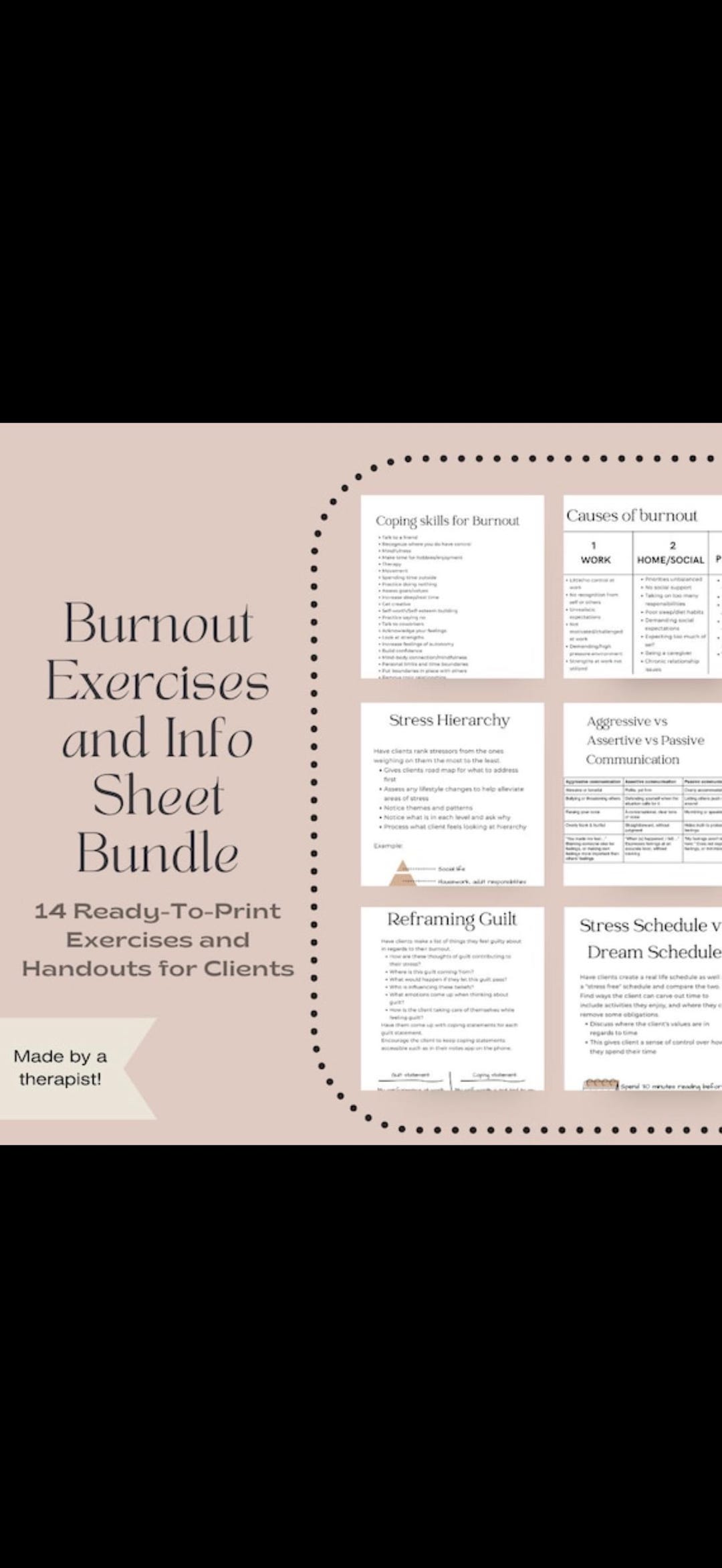 Burnout Signals Reflection Sheet | Understand Exhaustion Patterns ...