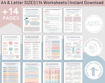 Repair & Reconnection Bundle | Heal Relationships After Conflict | Rebuild Trust and Emotional Closeness | Printable PDF worksheets