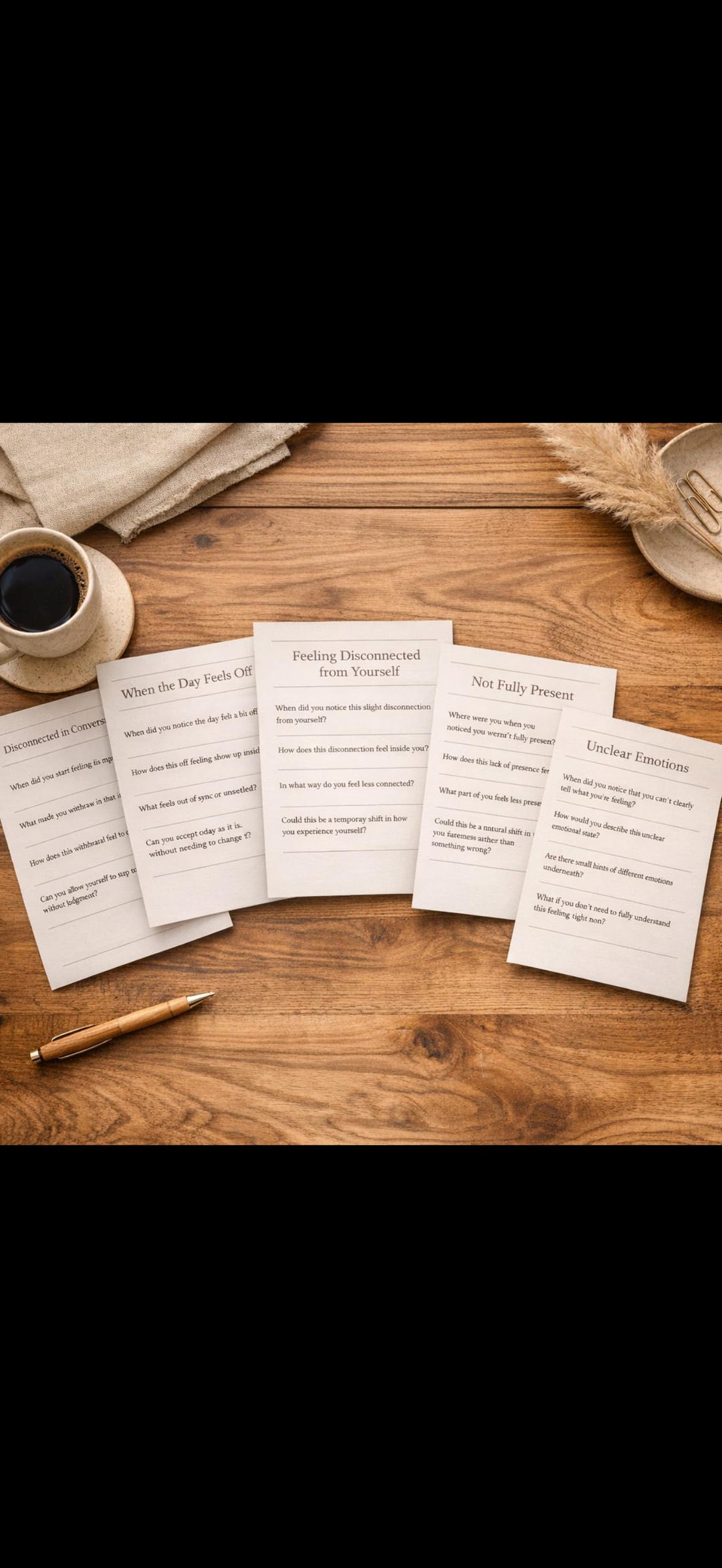 Subtle State Subtle Inner State Reflection Bundle | When Something Feels off or Hard ...