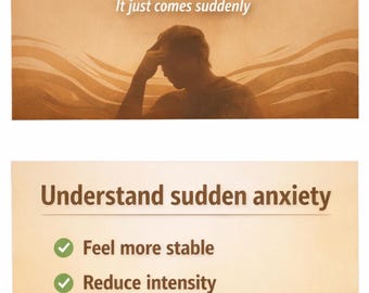 Why Does Anxiety Hit Me Out Of Nowhere | Feel More Stable And Calm Your Body | Printable Worksheet