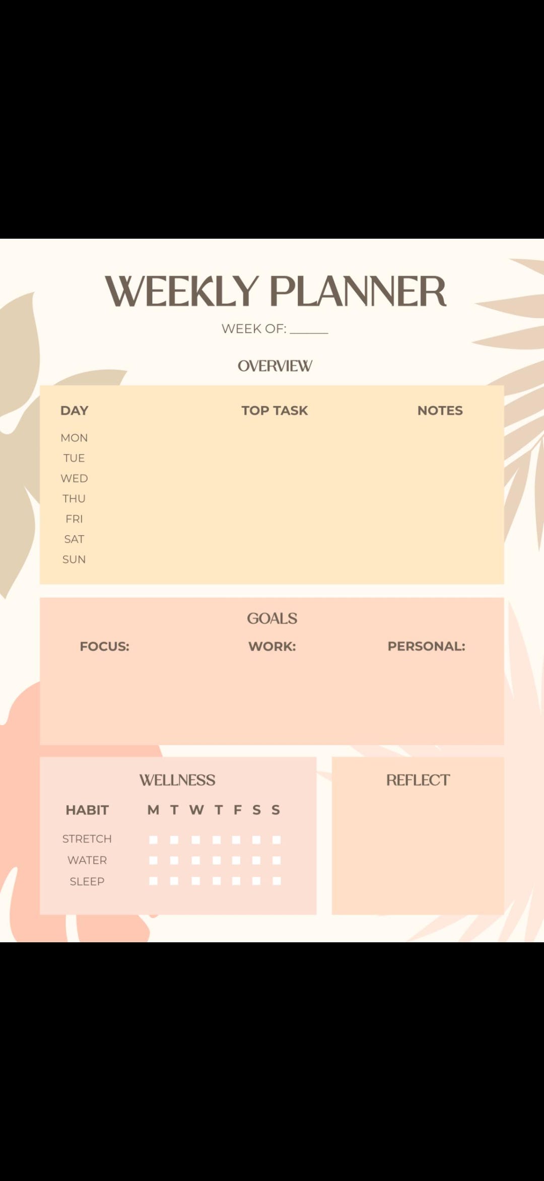 Weekly Intentions Worksheet.pdf Morning Intention Worksheet Printable | Weekly Morning Focus Reset for ...