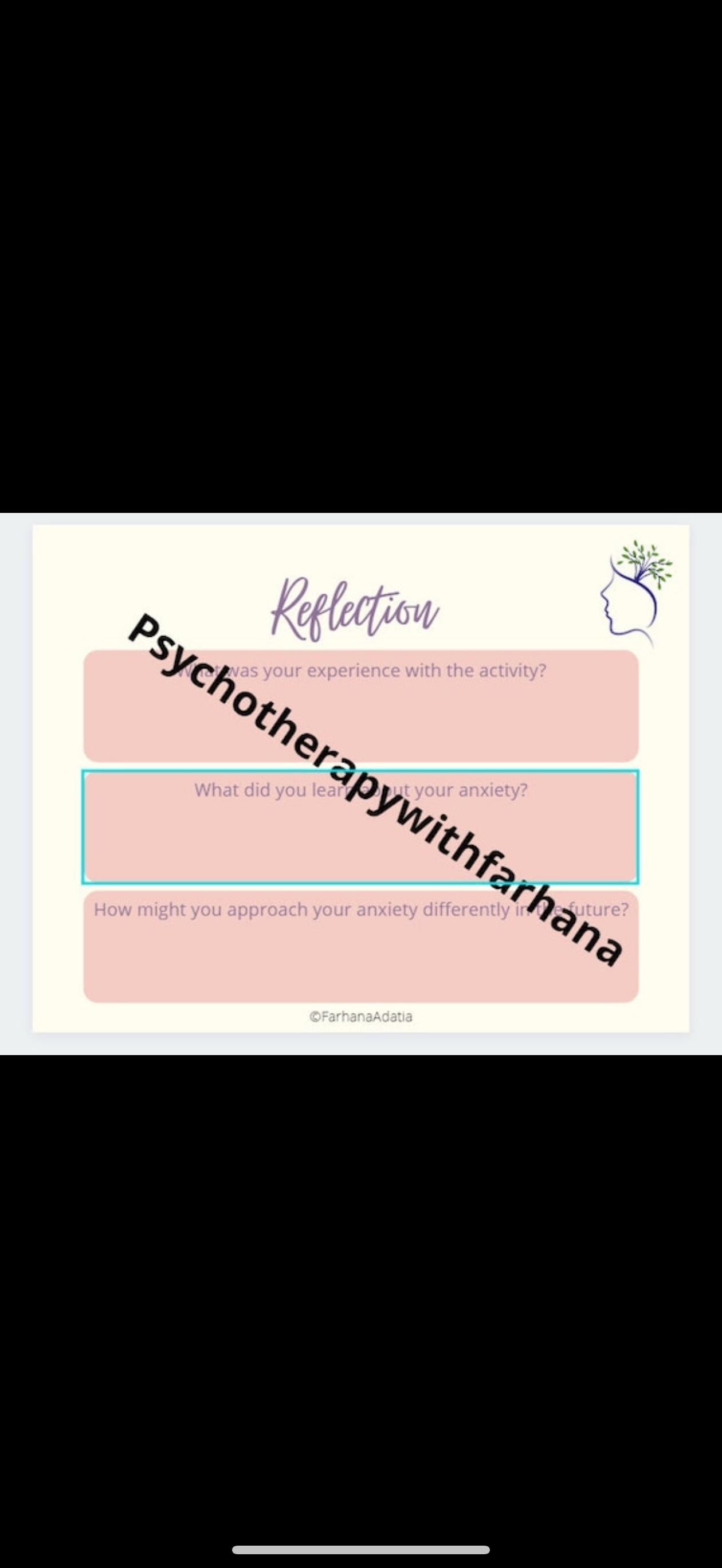 Work Rflection Template Workday Anxiety Reflection Sheet | Understand Work Triggers & Reduce ...