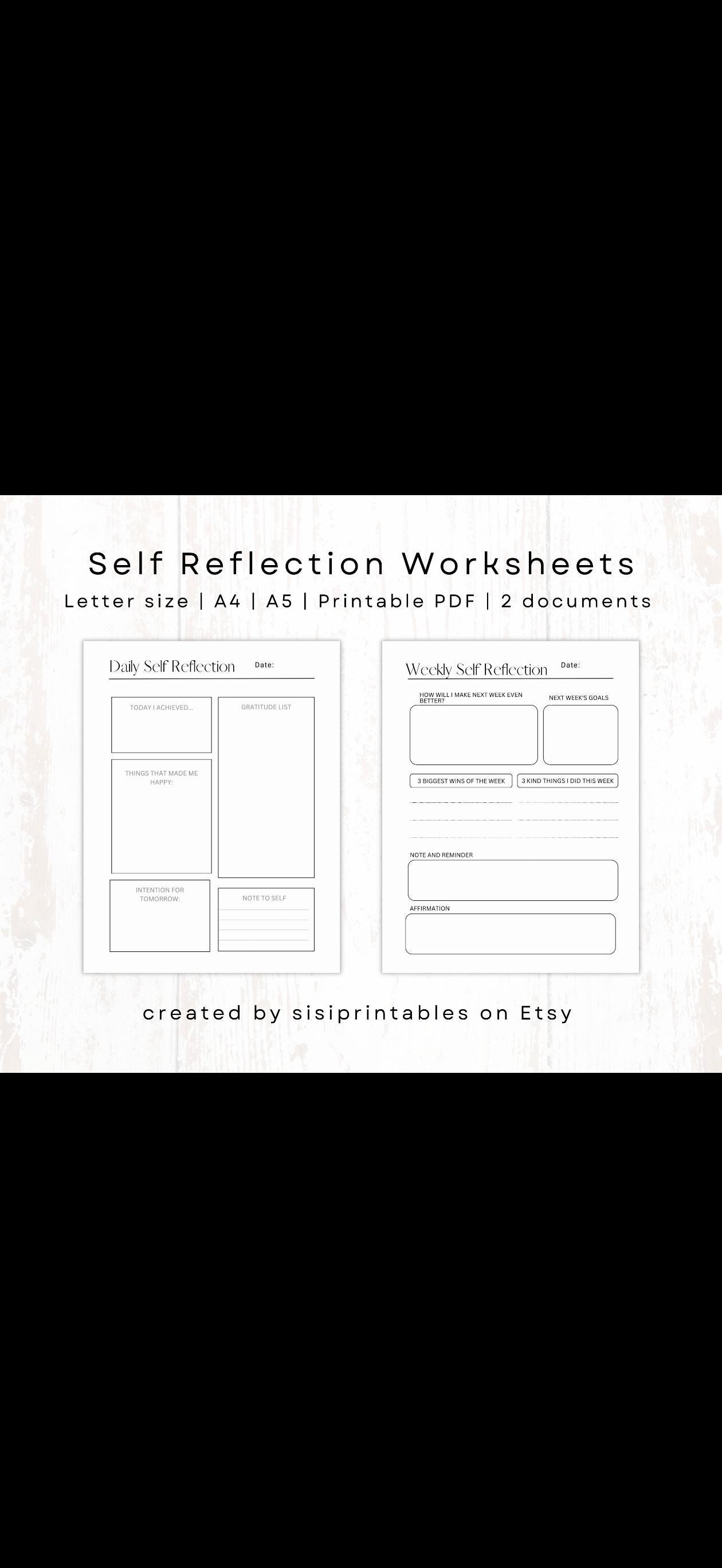 Work Reflection Images Daily Workday Reflection Sheet Printable One Page Work Reflection ...