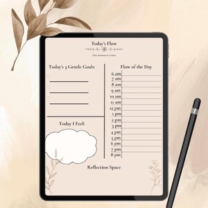 Task Initiation Reflection Page for ADHD Minds | Review Start Resistance Gently | Printable PDF