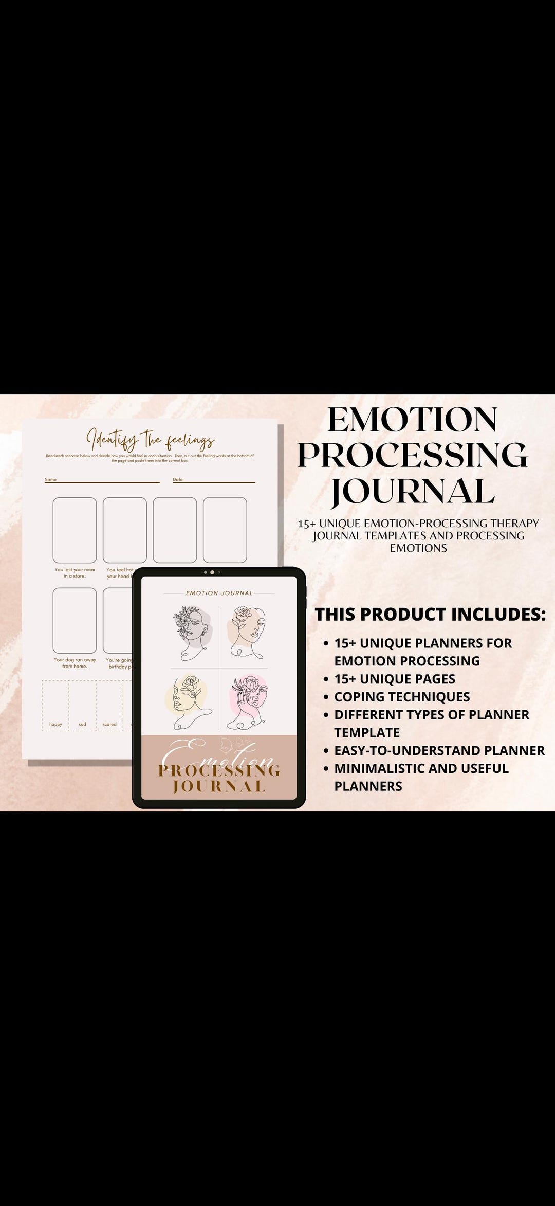 Emotional Processing Check-in Worksheet | Understand & Process Your ...