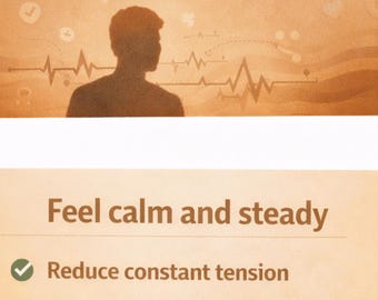 ¿Por qué siempre me siento nervioso/a? | Reduce la tensión constante y siéntete más tranquilo/a | Hoja de trabajo imprimible