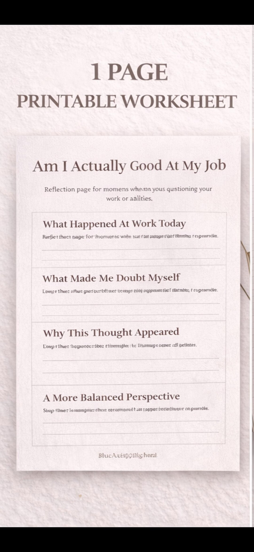I Feel Like I’m Not Good Enough at Work – Work Doubt Reflection ...