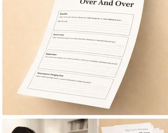 Why Can’t I Stop Thinking About The Same Thing Over And Over | Break Thought Loops And Find Relief | Printable Worksheet