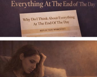 Why Do I Think About Everything At The End Of The Day | Calm Your Mind And Sleep More Peacefully | Printable Worksheet