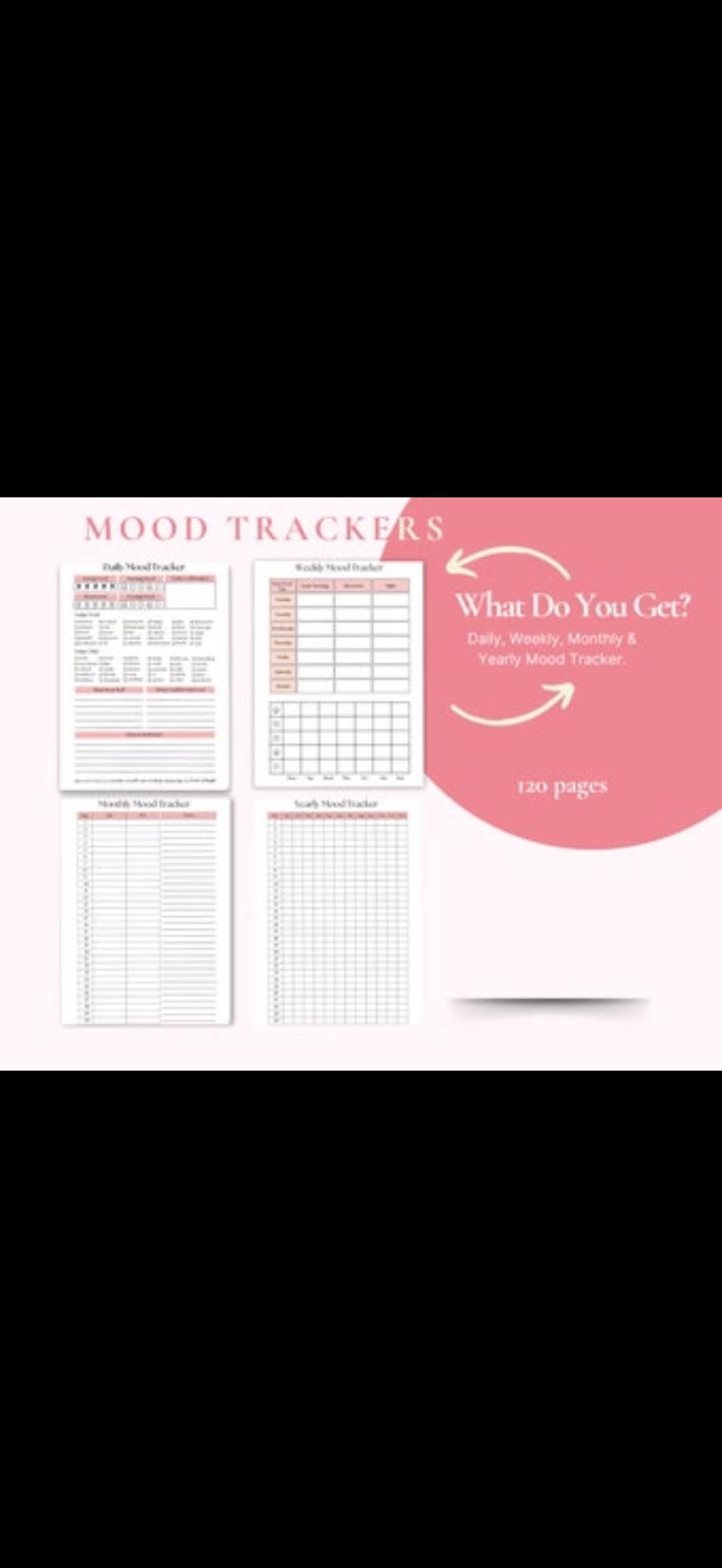 Mood Tracker Bundle Printable A4 Warm Self Care Journal - Etsy