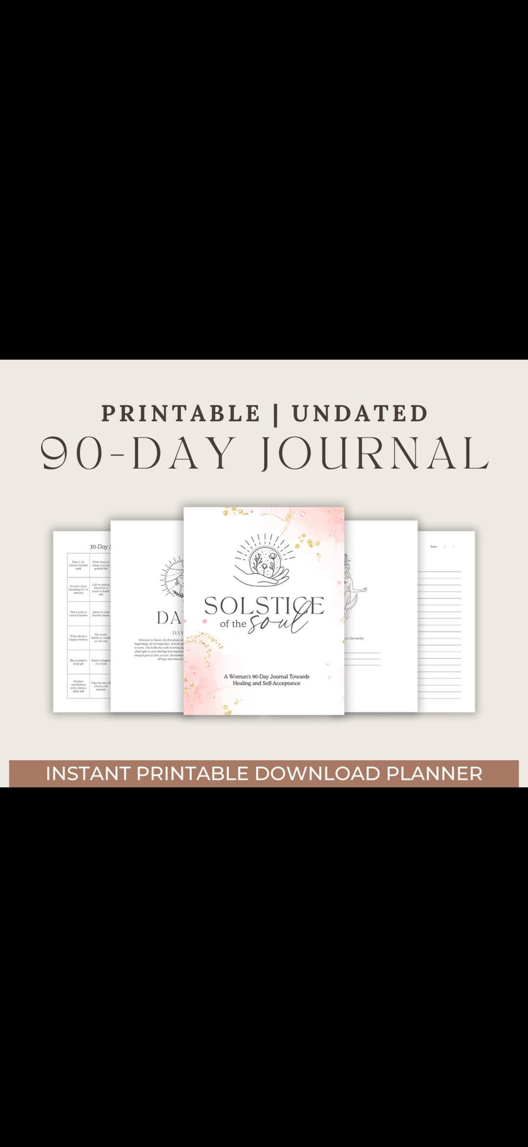 Mourning Routine Intentions Worksheet Morning Intention Notes Printable | Calm Morning Journal Pages ...