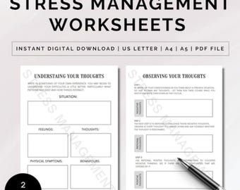 Workplace Anxiety – Integration & Work Habits Worksheet | Build Calm Routines and Emotional Stability | Anxiety Relief PDF