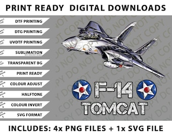 F-14 トムキャット軍用戦闘機 - パッチ ロゴ デカール エンブレム 紋章