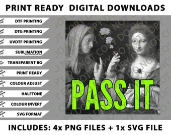 Pass the spliff! Png Bundle, SVG Files, Digital Downloads