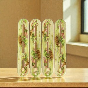 Cross Stitch Side Tension Clips Acrylic Adjustable Fabric Stretch Tool With Bandage Strap Stainless Steel Screws For Embroidery Frame