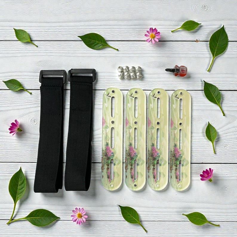 Cross Stitch Side Tension Clips Acrylic Adjustable Fabric Stretch Tool With Bandage Strap Stainless Steel Screws For Embroidery Frame