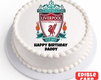 Liverpool Football Club Edible Cake Topper