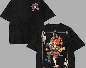 Pomni The Jester - The Amazing Digital Circus Menswear Gift for anime fans Top Apparel Classic - Edgy Alt Streetwear Apparel