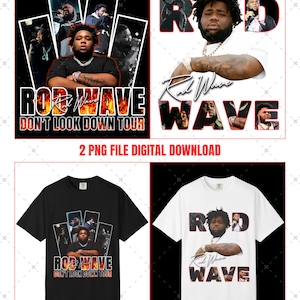 Rod Wave Png Design: Don't Look Down PNG File (Digital Download)