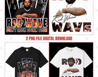 Rod Wave Png Design: Don't Look Down PNG File (Digital Download)