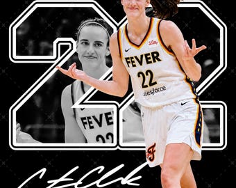 Caitlin Clark PNG-Datei (Digital Download)