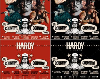 HARDY The Country Country Tour 2026 PNG-Datei (Digital Download)