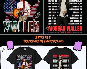 Morgan Wallen, Still The Problem Tour 2026, PNG (Digital Download)