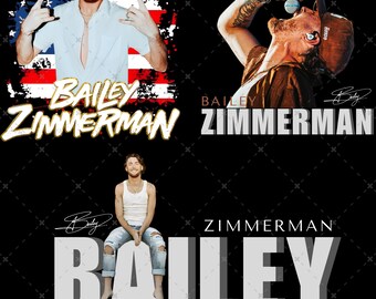 Bailey Zimmerman Tour 2026 PNG Datei (Digitaler Download)