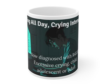 Coding All Day, Crying Intermittently Mug | Ceramic Coffee Cup