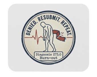 Denied Resubmit Repeat burnout mouse pad | Rectangle Mouse Pad