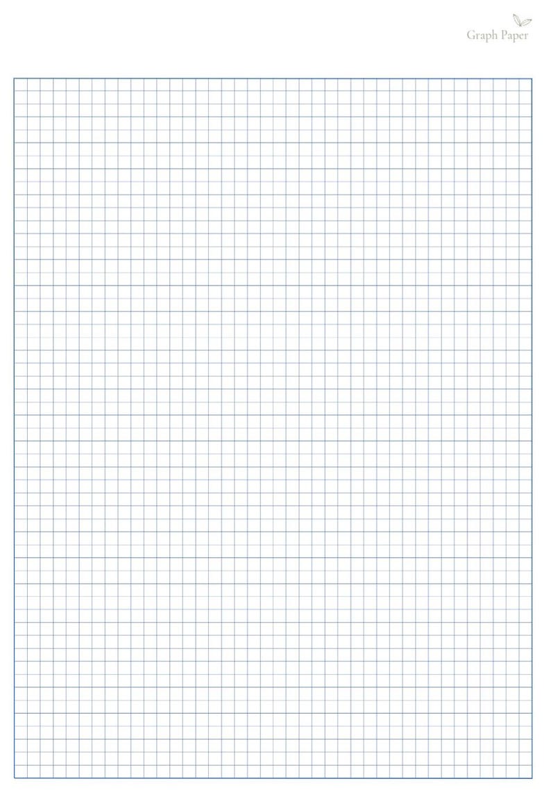 Printable Graph Paper PDF | A4 Grid Worksheet for Maths, Homework & SEN ...