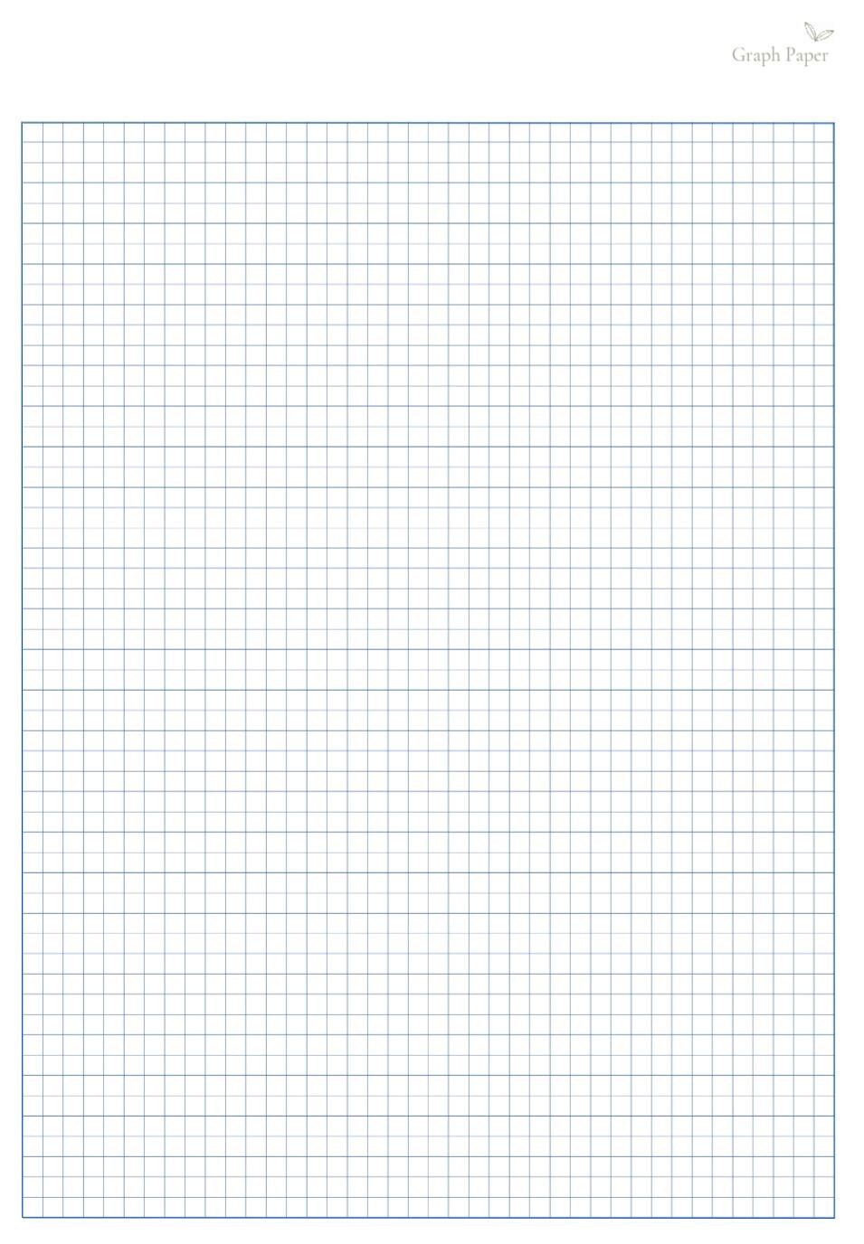 Printable Graph Paper PDF | A4 Grid Worksheet for Maths, Homework & SEN ...