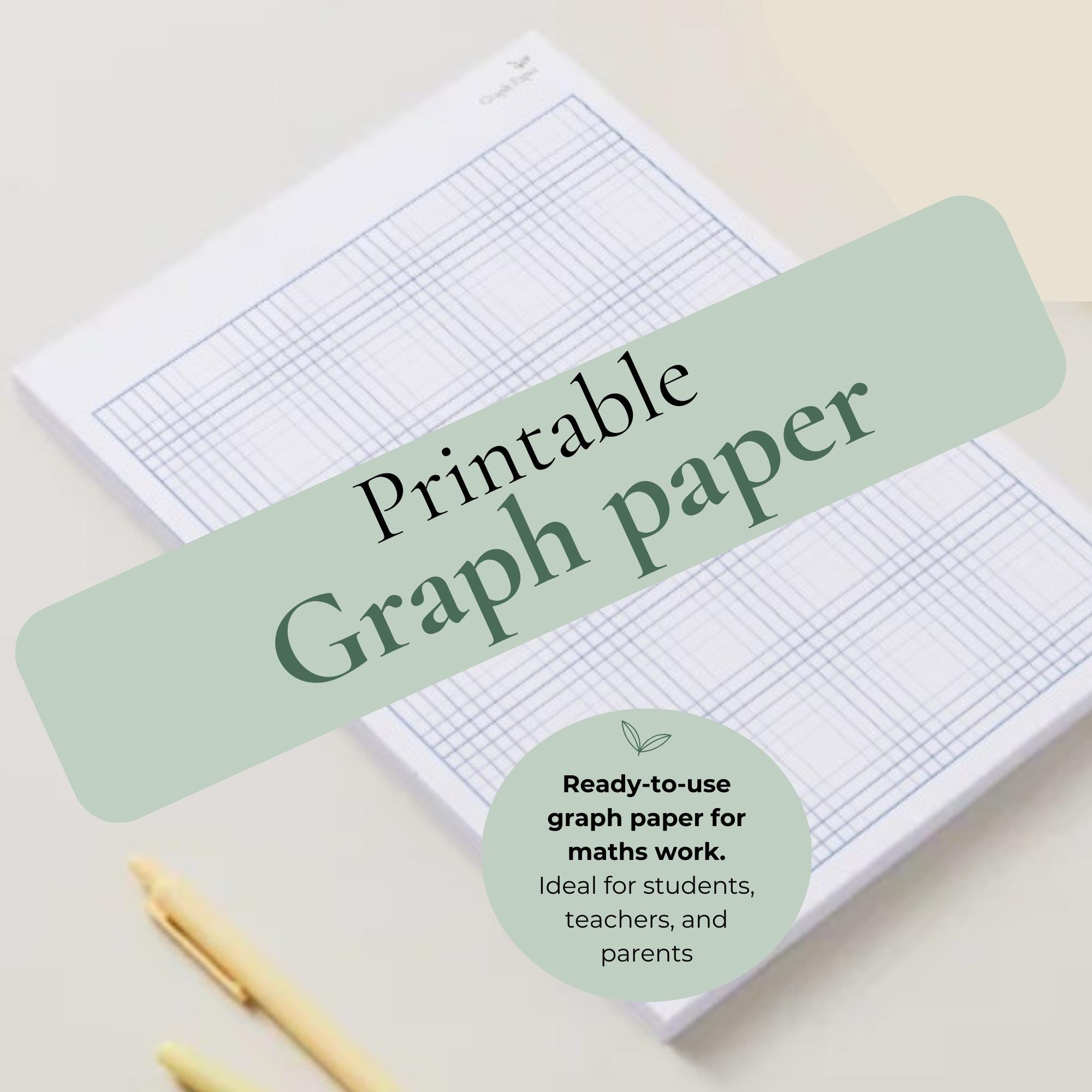 Printable Graph Paper PDF | A4 Grid Worksheet for Maths, Homework & SEN ...