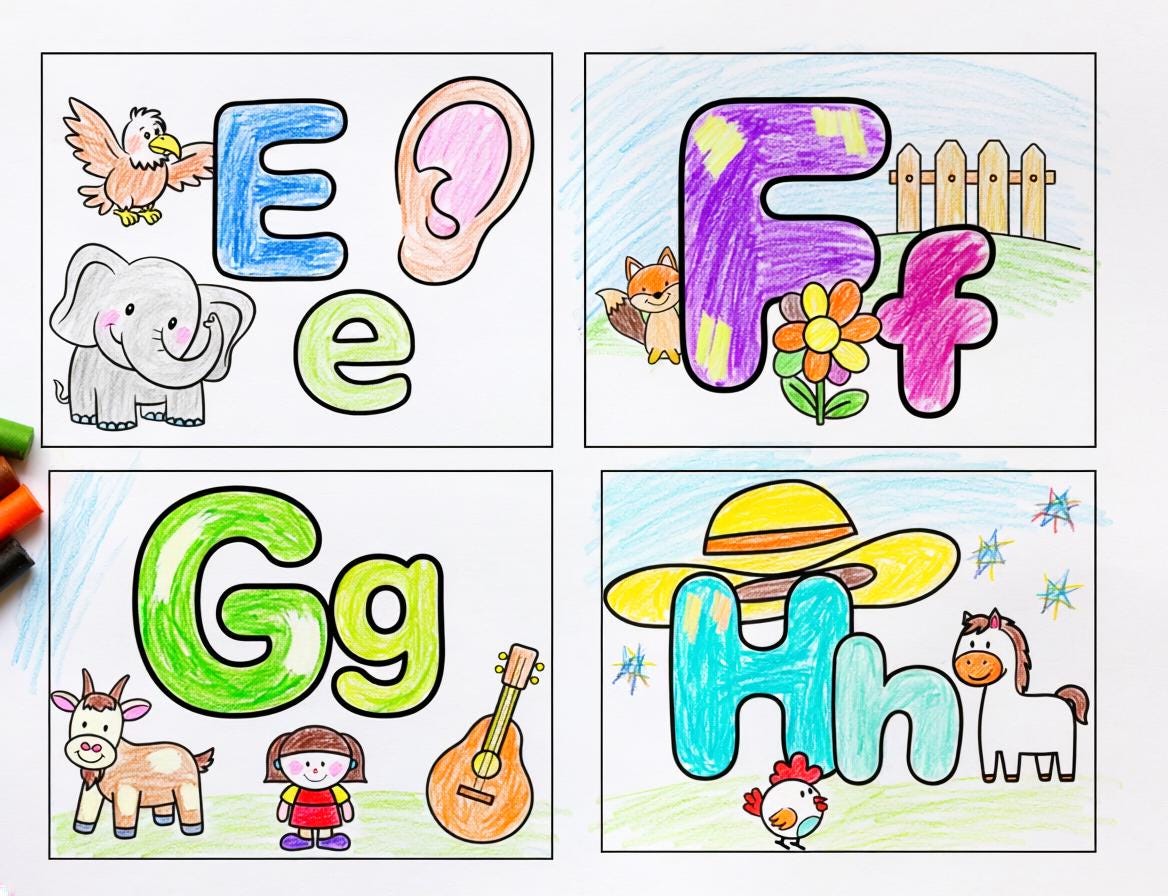 Abc Homework Coloring Printable ABC Coloring Pages Bundle for Toddlers, Preschool at Home ...