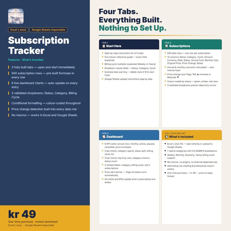 Subscription Tracker | Track and Manage All Subscriptions | Google ...
