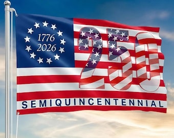 Bandera del 250.º aniversario de Estados Unidos, pancarta patriótica para exteriores del semiquincentenario
