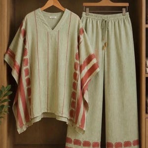 Linen Blend Women Co-ord set #coordset