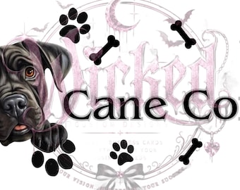 Cane Corso digital download png for uv dtf.