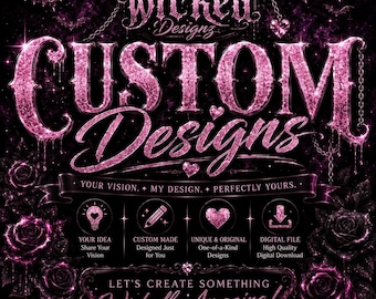 Custom logos, decals, uv dtf, anything for your business needs!