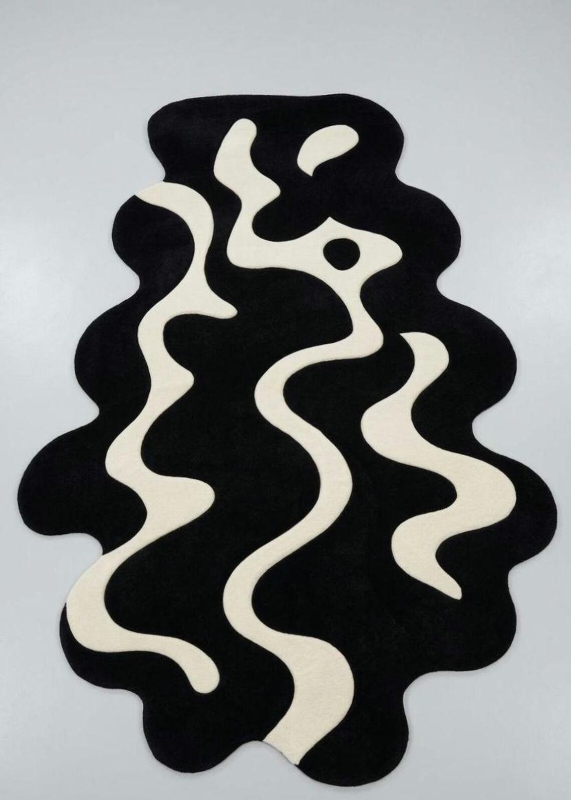 Retro 60s Op Art Rug [8X11] – Funky Psychedelic Liquid Swirl Mat – Bold ...