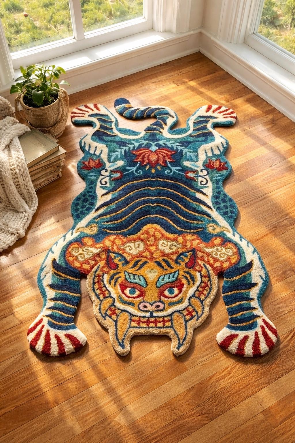 Human Made Tiger Rug - Etsy Singapore