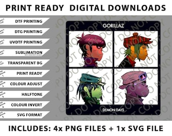A road to somewhere vermint gorillaz ,gorillaz gorillaz gorillaz Classic Png Bundle, SVG Files, Digital Downloads