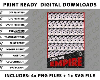 empire propaganda Classic Png Bundle, SVG Files, Digital Downloads